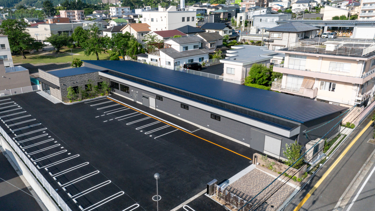 別府市にて事務所の新築工事を行いました。